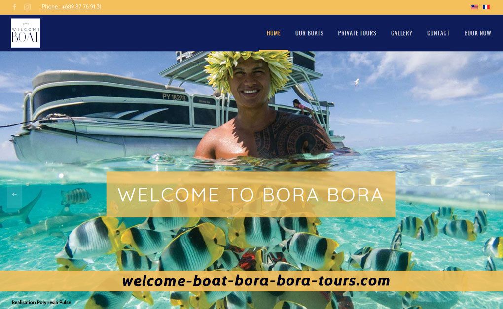 Welcome Boat Bora-Bora Tours